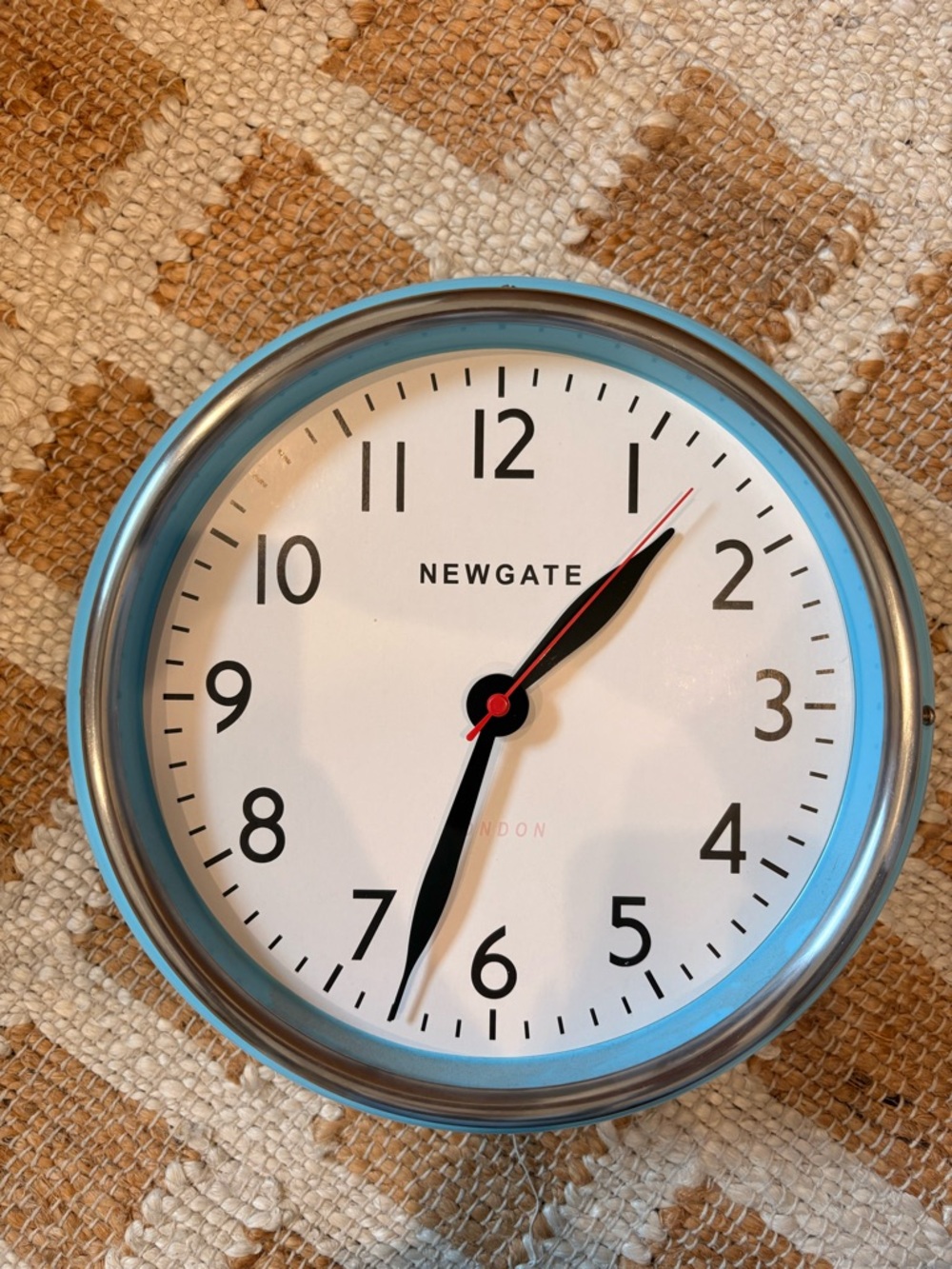 Vintage Blue Newgate Clock